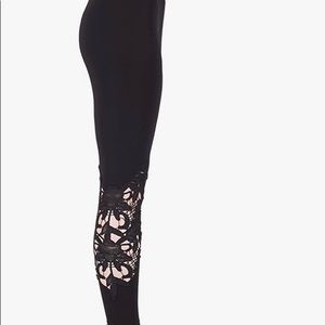 Joseph Ribkoff cutout lace leggings